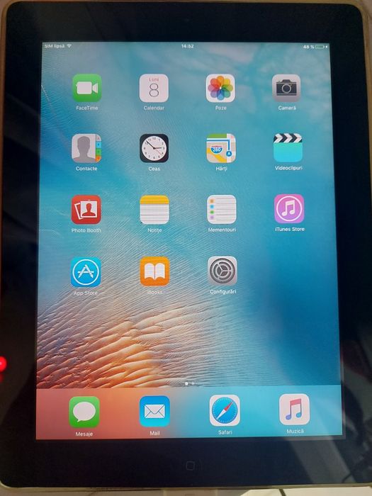 ipad 2,cu slot de sim,impecabil bateria ține super+încărcător original