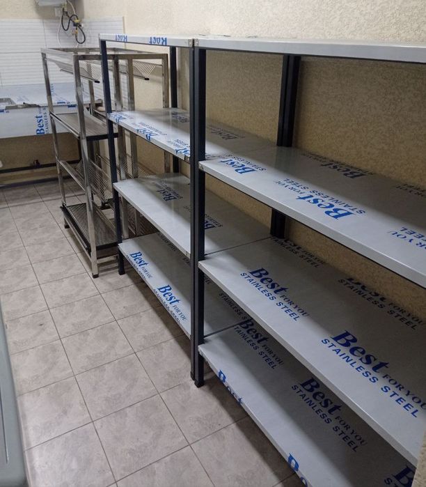 Стеллаж из нержавейки