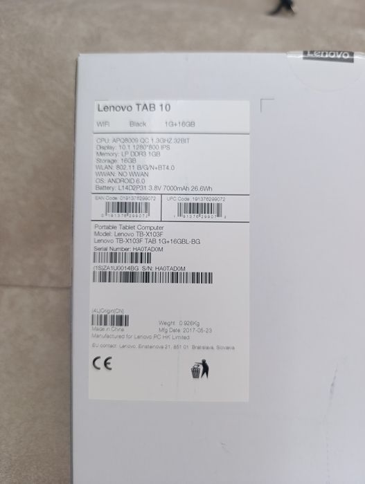 Таблет Lenovo 10