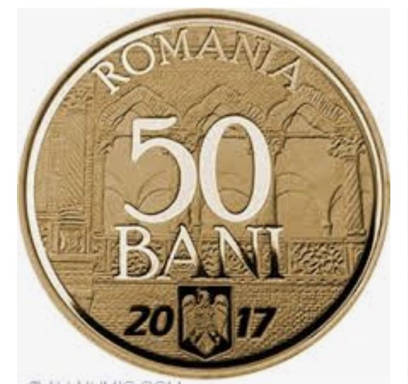 Moneda 50 de bani - 10 ani de la aderarea Romaniei la UE