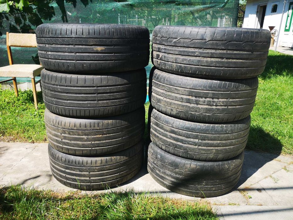2 seturi anvelope vara 225/45R17 Dunlop, Continental