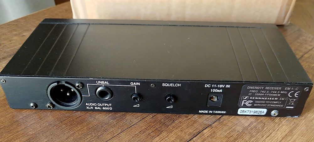 Beyerdynamic MMX Sennheiser EM1- C diversity receiver 742,5 - 744,5MHz