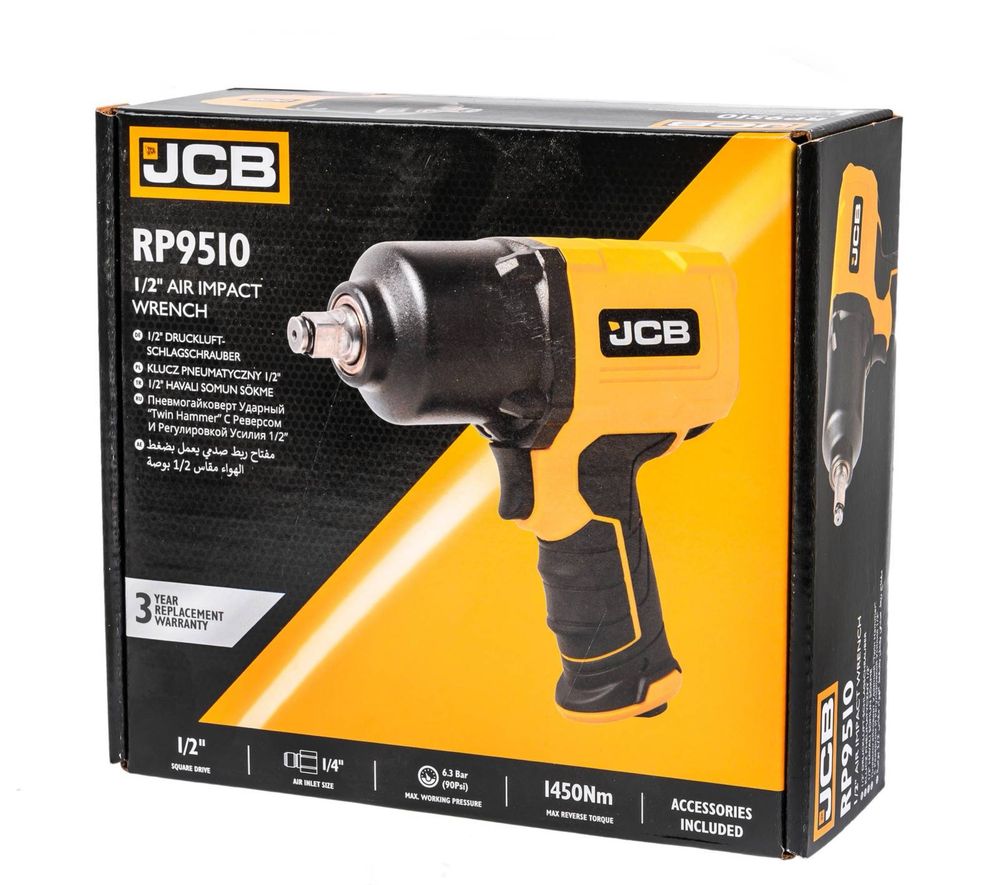 Пневматичен ударен гайковерт 1/2” 1450Nm JCB