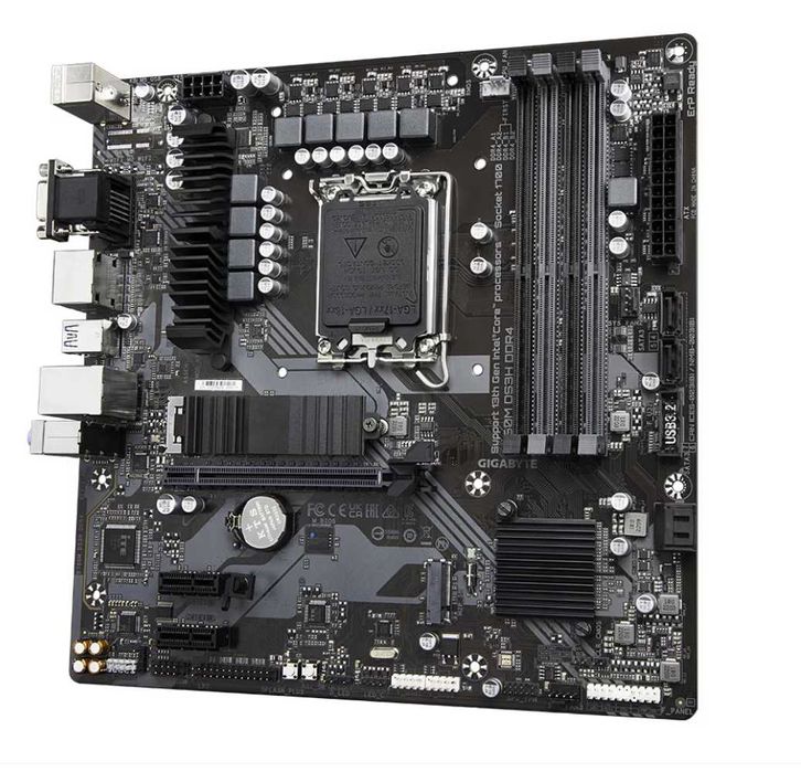 Placa de baza Gigabyte B760M DS3H DDR4, Socket 1700, NOUA, SIGILATA
