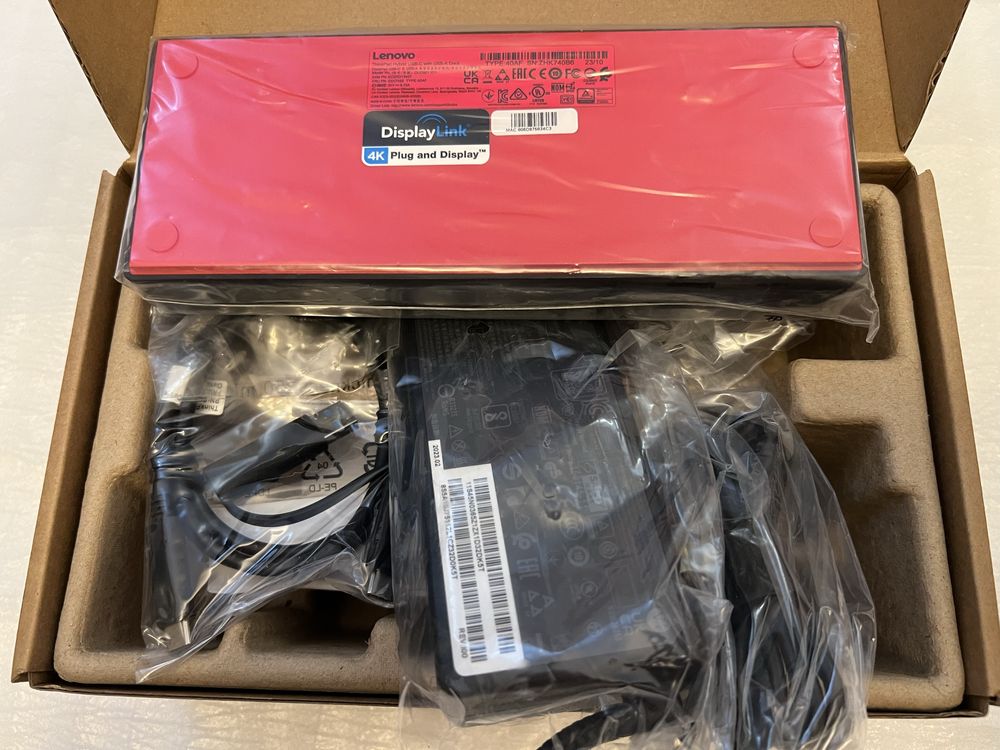 Docking Station Lenovo USB-C 4K Thunderbolt 4 HDMI Dock USB A