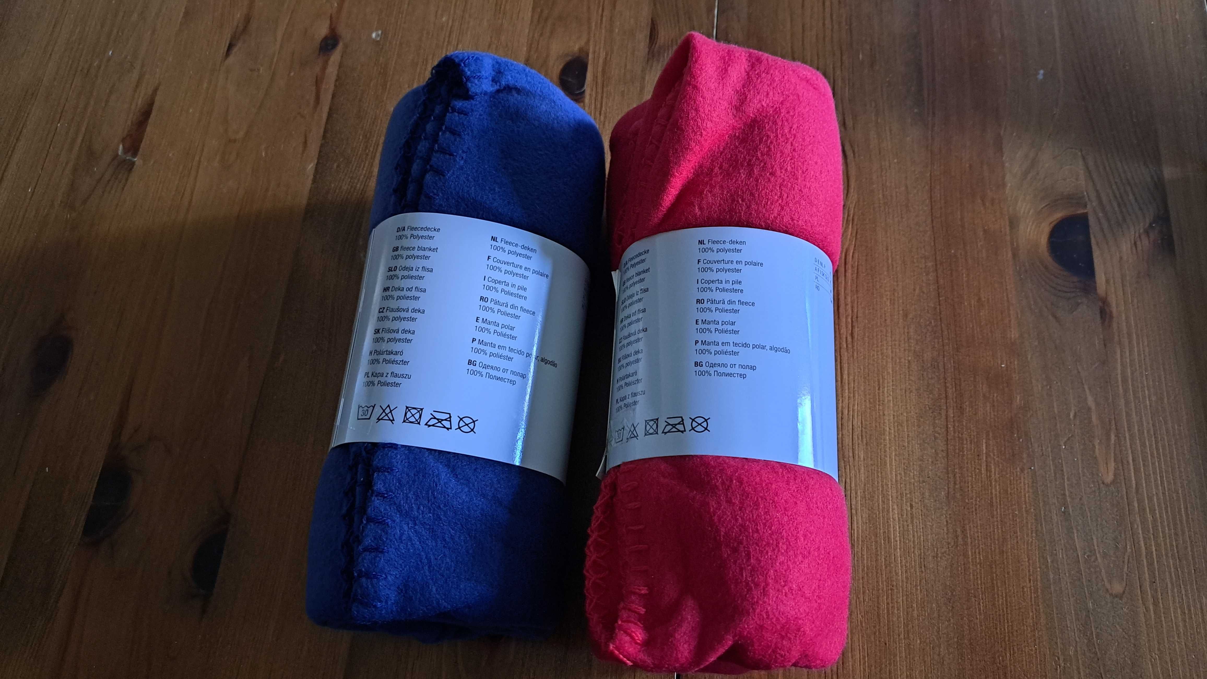 Чисто нови две одеяла от полар 130см x 160см