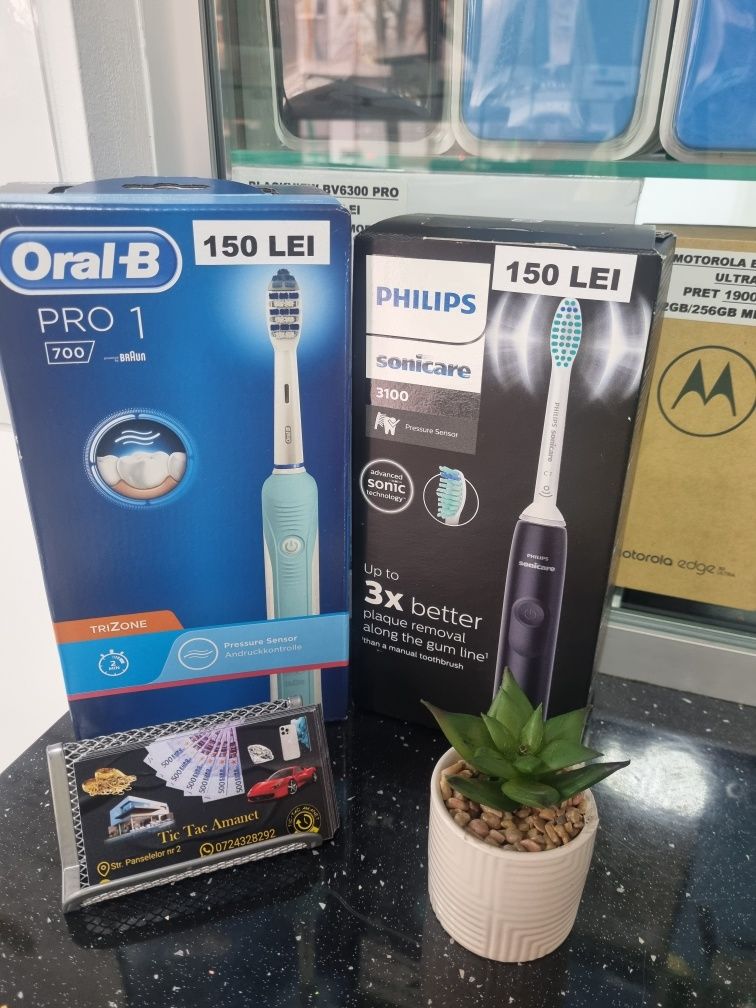 Periuța electrica Oral B Pro 1* Philips Sonicare 3100* Tic Tac Amanet*