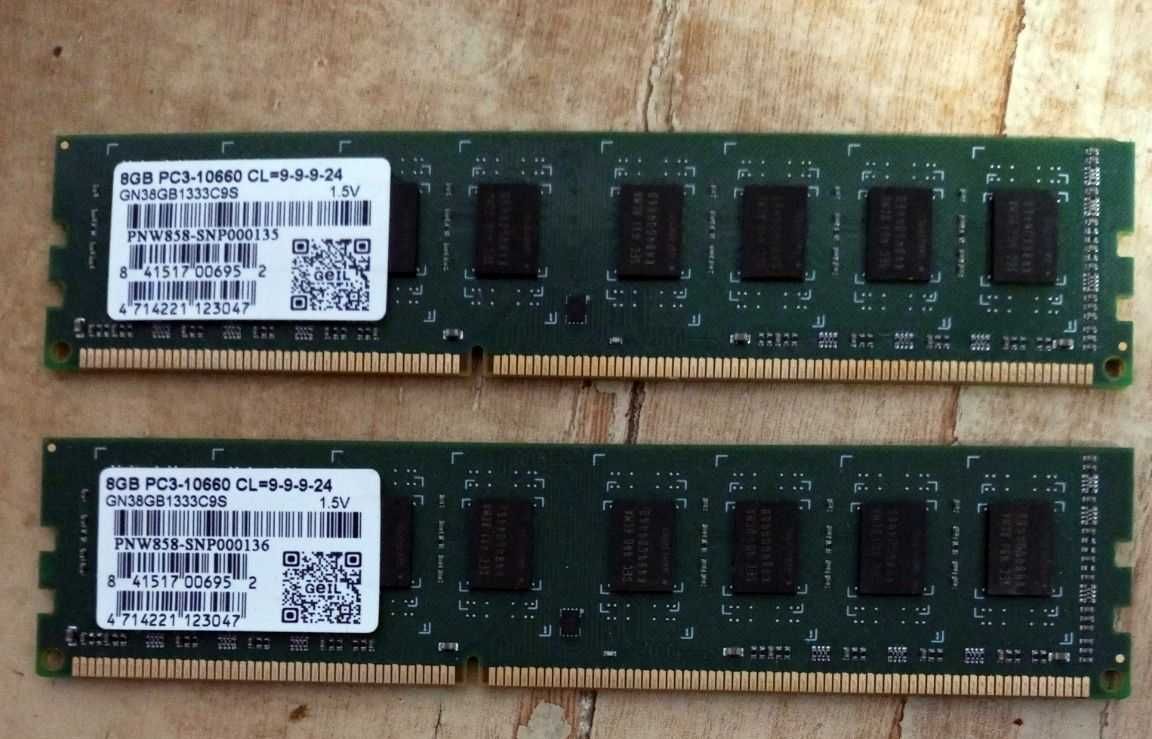 Оперативная память Geil DDR3 8GB PC3-10660 CL=9-9-9-24