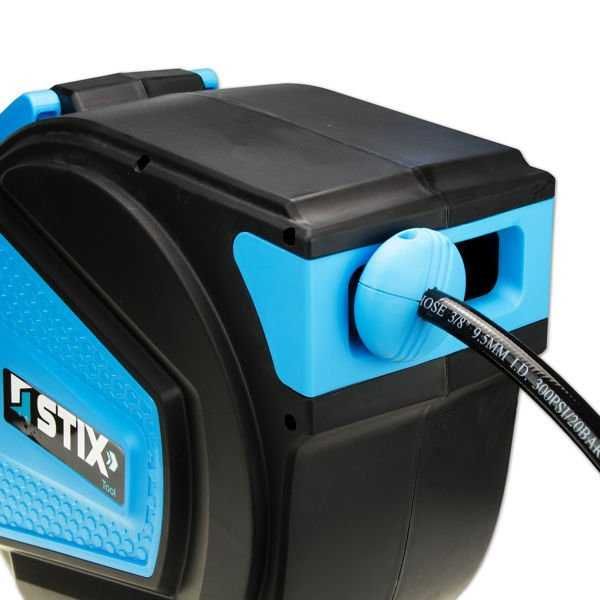 Автоматична макара с маркуч за въздух, 20 метра STIX