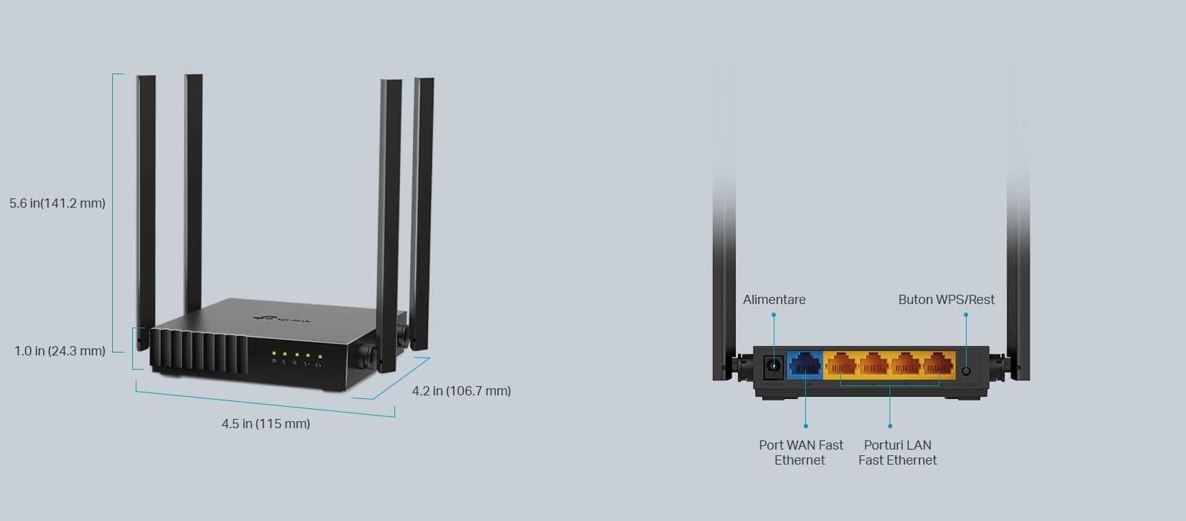 Camera Spion C54N Ascunsa in Router Wireless ,WIFI, Card 32GB Inclus