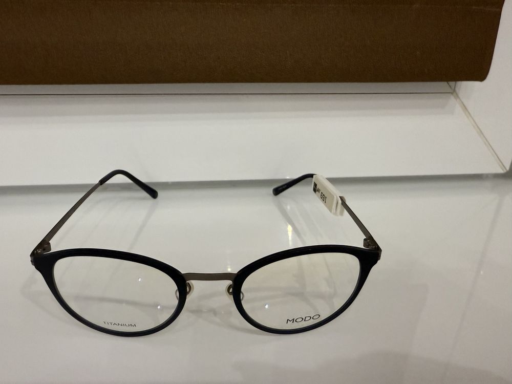 Rame ochelari Modo, titan, rosu -femei,gri-barbati, cat eye/ pisicuta