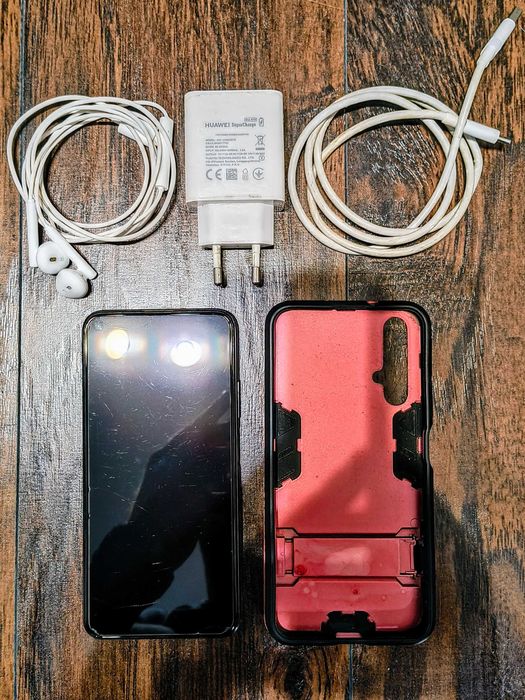 Telefon mobil Huawei Nova 5T, Dual SIM, 128GB, 6GB RAM, 4G, Black