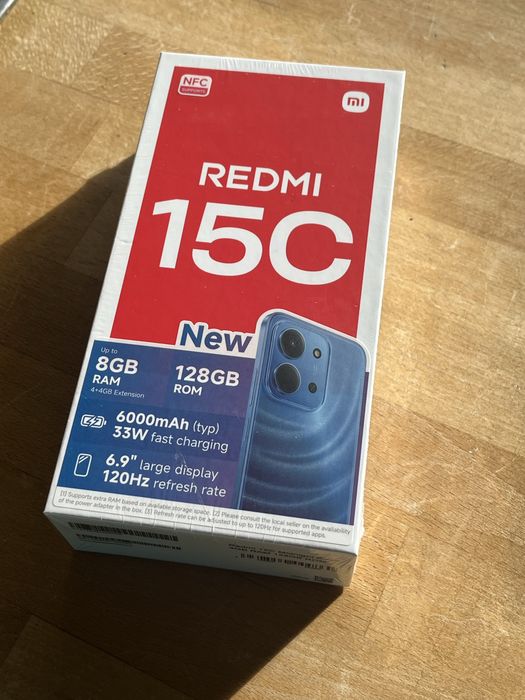 НОВ Xiaomi Redmi 15C – 128GB / 4GB RAM 24 месеца гаранция