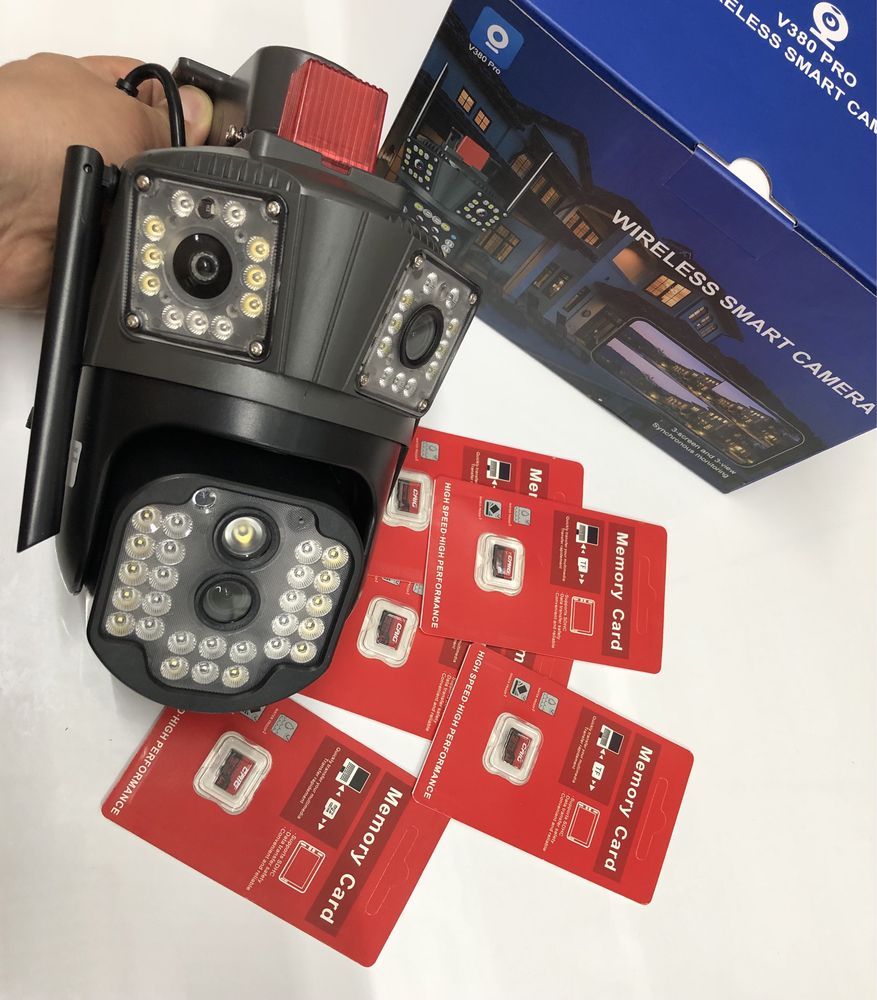 Camera Supraveghere IP 12Mp 3Lentile Rezolutie Max Zoom8x Conexiune 4G