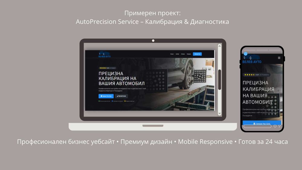 Изработка на професионален уебсайт за вашия бизнес – Готов до 24 часа