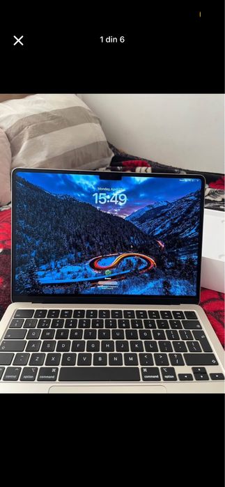 Macbook M3, 16GB Ram, 256gb, 13'6