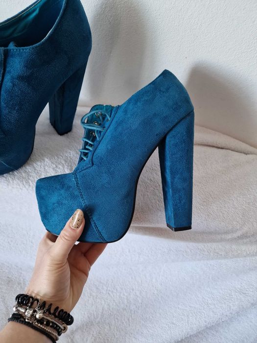 Botine Lavanda Albastre