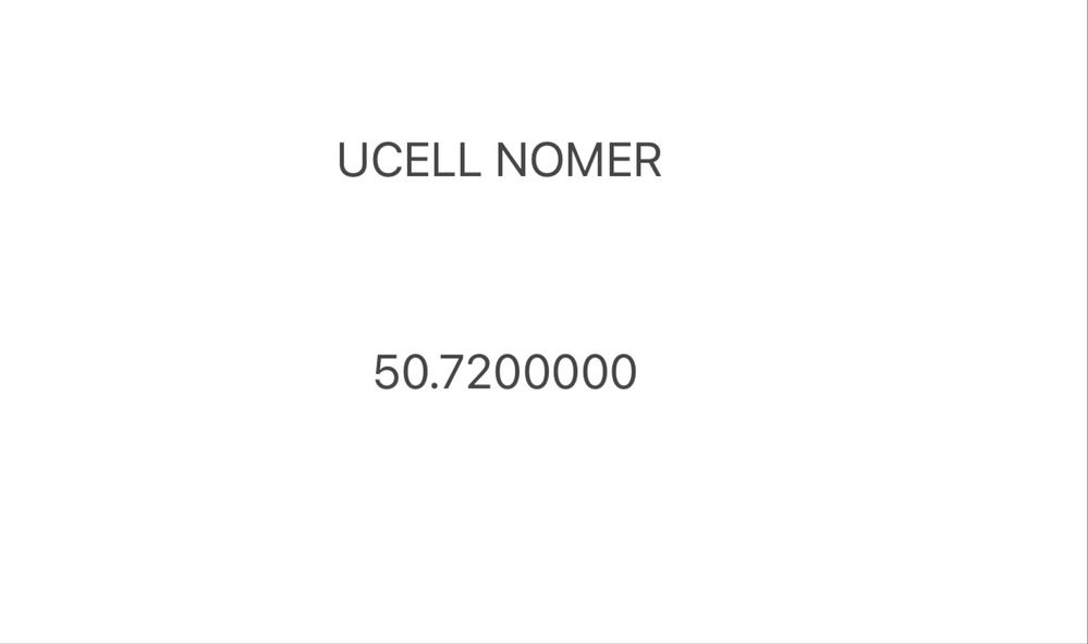 Ucell Nomer сотилади