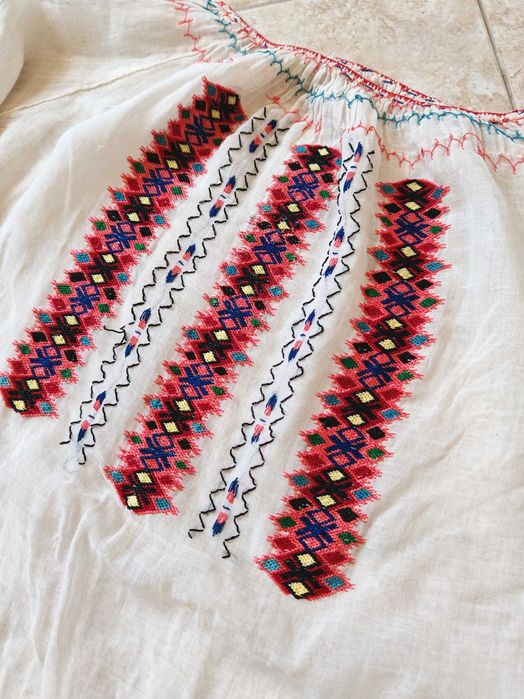 Оригинална Хърцойска Дамска Блуза Риза за Народна Носия 1930те г.