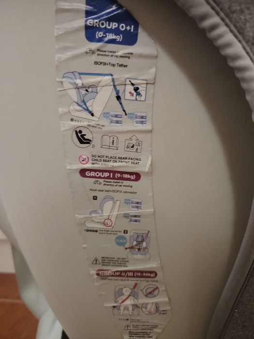 De vanzare scaun auto kinderkraft isofix