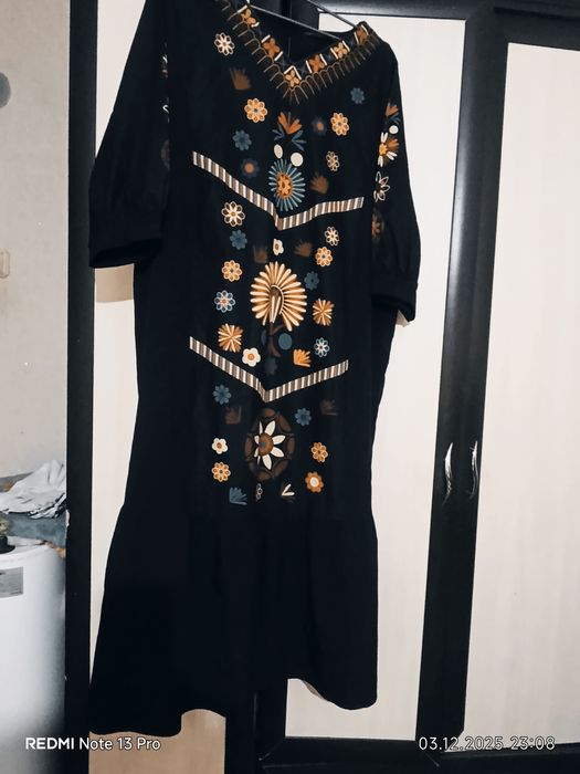 Платье летнее , чёрного цвета