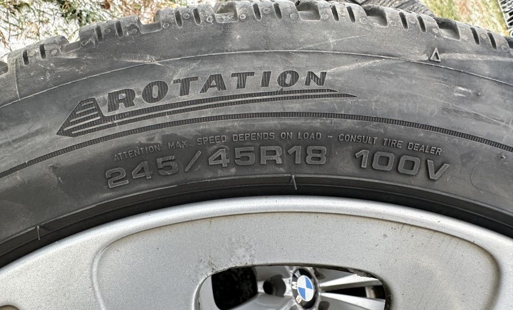 Гуми и джанти за BMW f10 245/45 4 броя