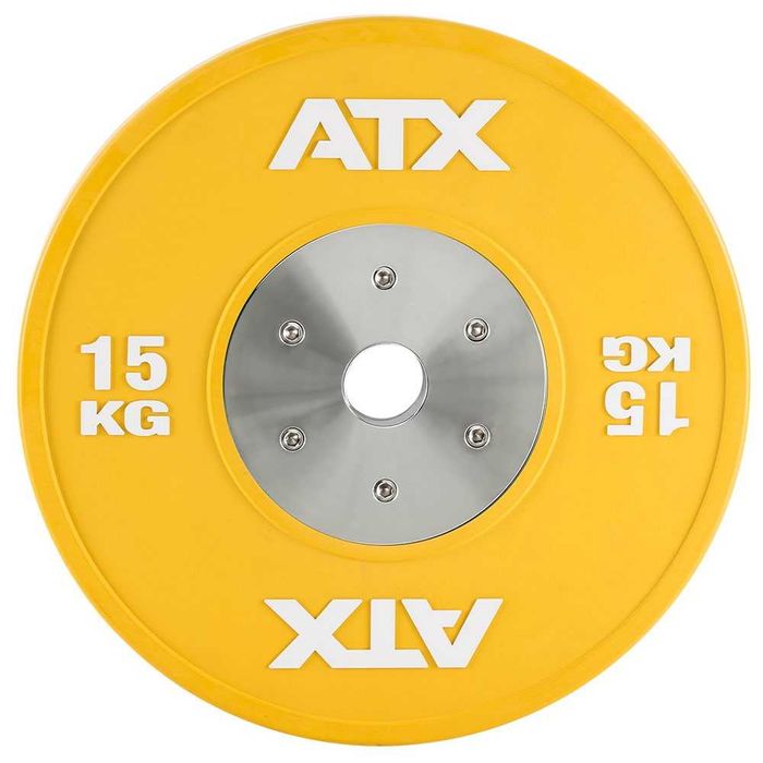 Състезателни Олимпийски Дискове - 2 × 15 кг, WEIGHTLIFTING , Тежести