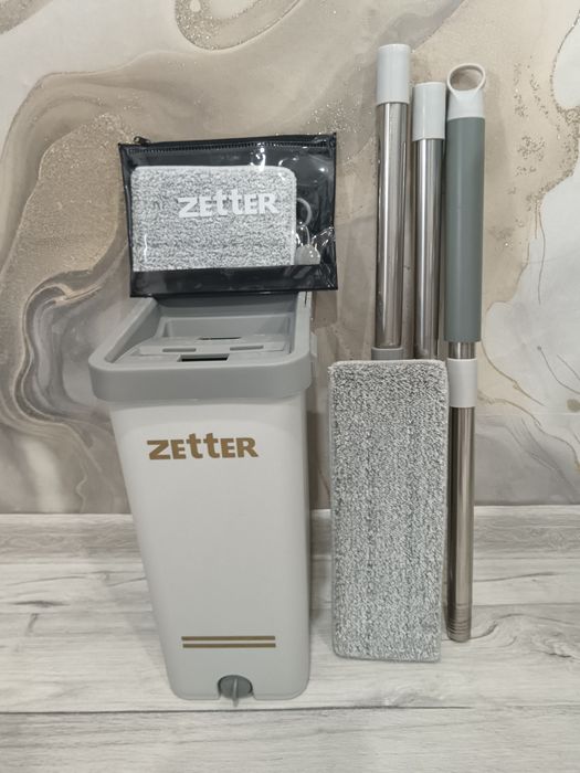 Швабра с ведром и отжимом.