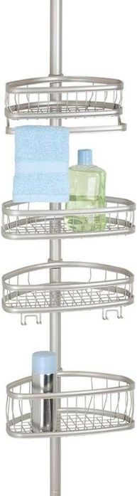 Etajera colt dus mDesign, telescopica, metal