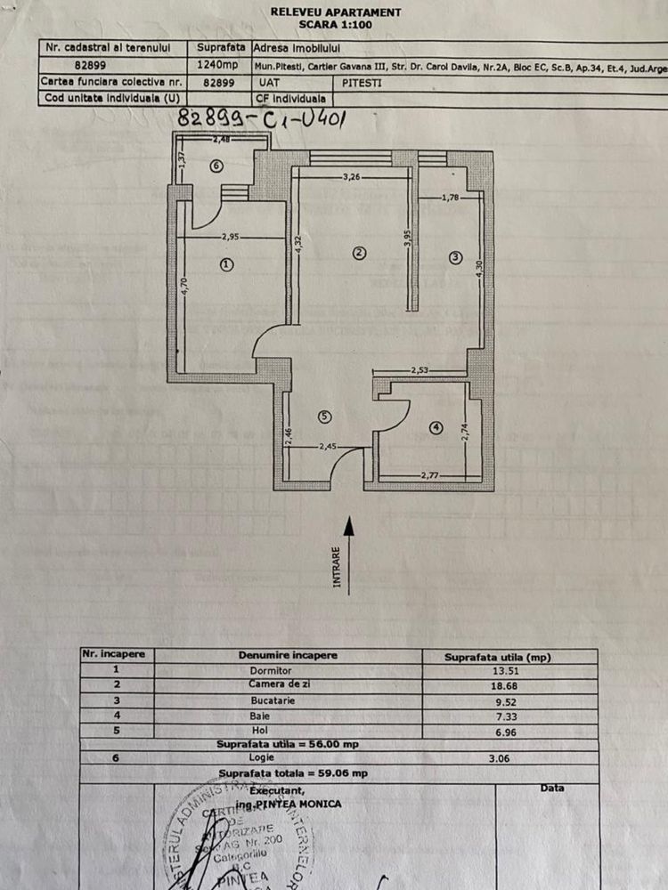 Apartament 2 camere Gavana Bloc Macro (langa liceul Sanitar si piata)