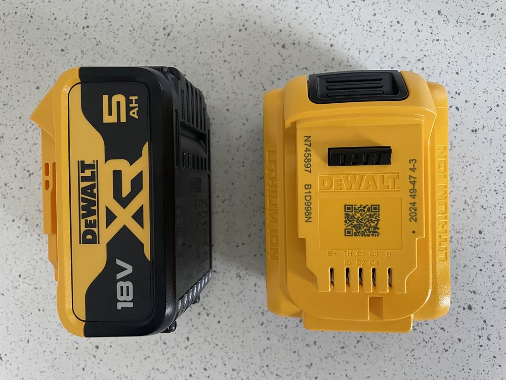 DeWALT DCB184P2 XR. Set 2 Baterii de 5AH. / 2024 Original, Nou !