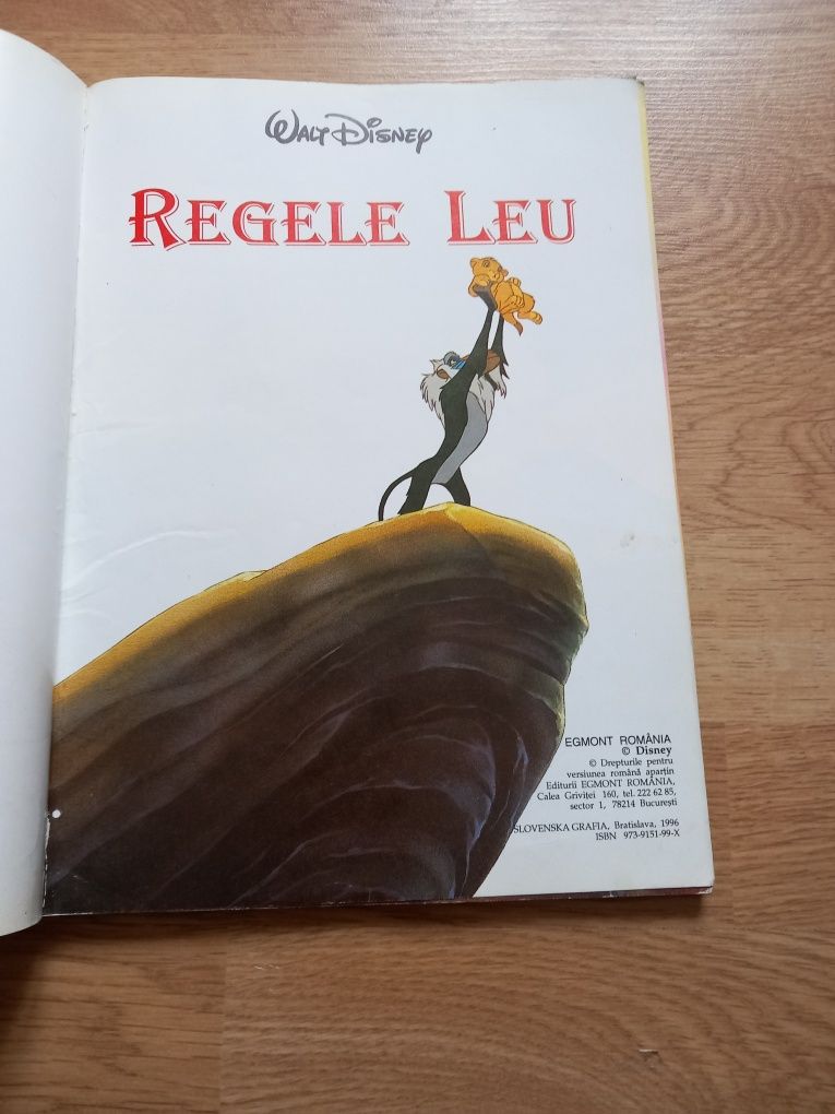 Carte Regele Leu editura egmont