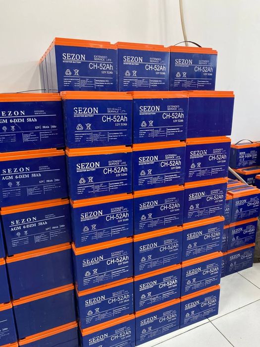 Gelviy akkumlyatorlar barcha amperligi bor optom narxlarda