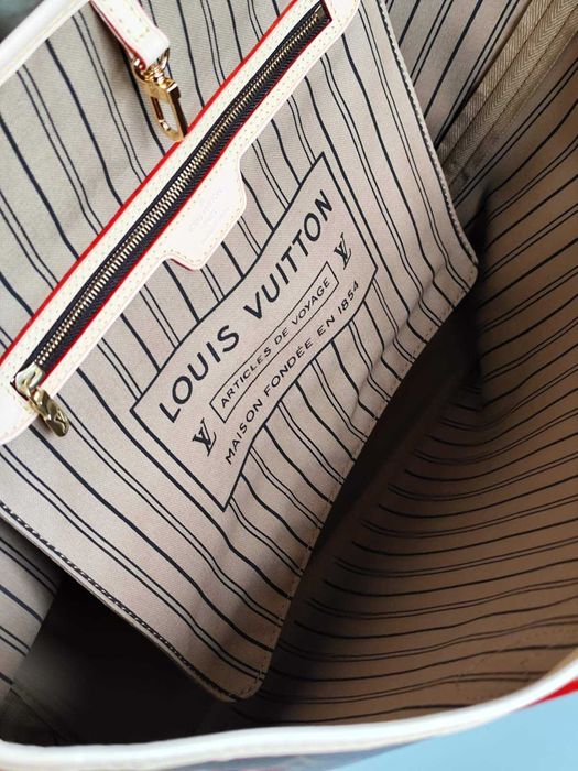 Louis Vuitton Дамска чанта Neverfull MM Монограм