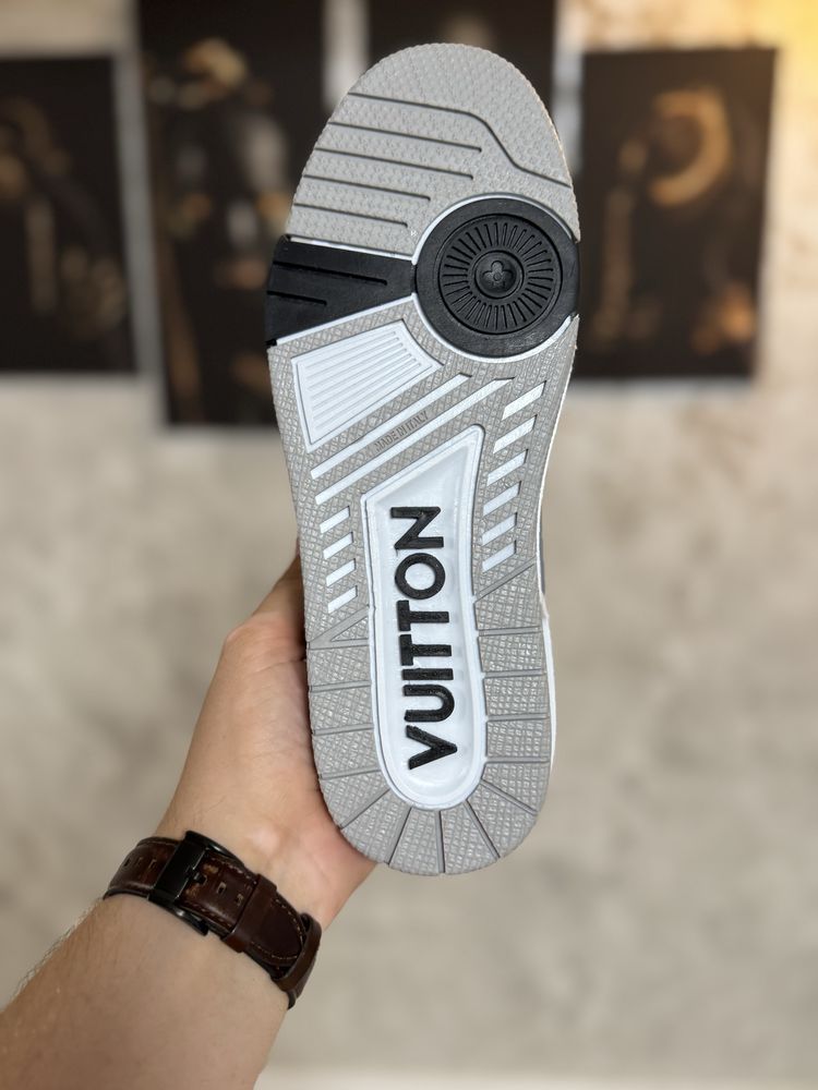 Adidasi Barbati Louis Vuitton Skate Gray & White!