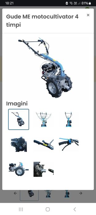 Motocultor Gude  gme 6.5v