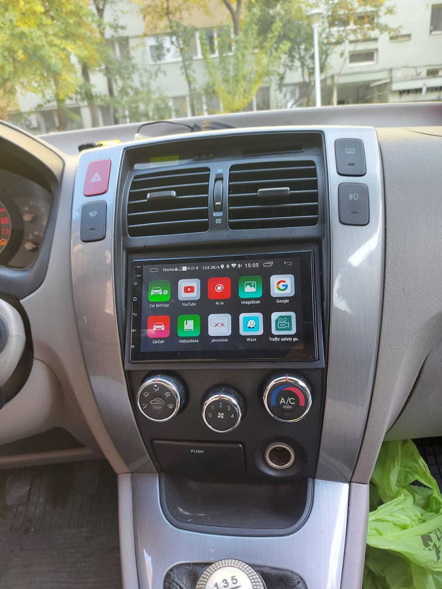 Navigatie Android Hyundai Tucson Waze YouTube WiFi casetofon