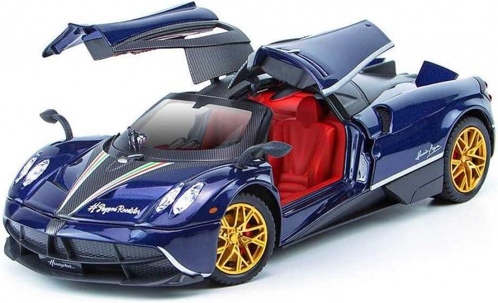 Метална количка Pagani с пушек, звук и светлина