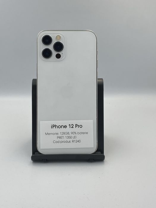 iPhone 12 Pro - 128gb memorie, 90% baterie, 1 an garantie