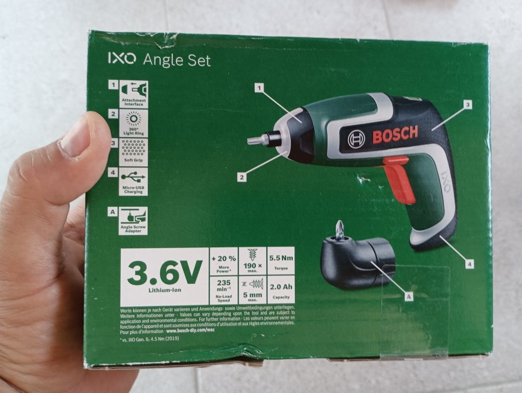 Surubelnita Electrica Bosch Ixo 7 Angle Set Sigilat