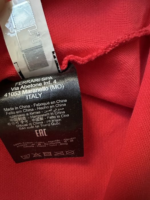 F1 Scuderia Ferrari Racing team official original тениска.L