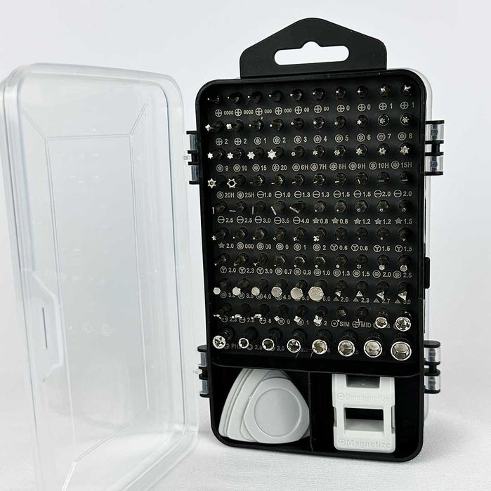 Наборы отверток 118 в 1, 63 в 1 и 25 в 1