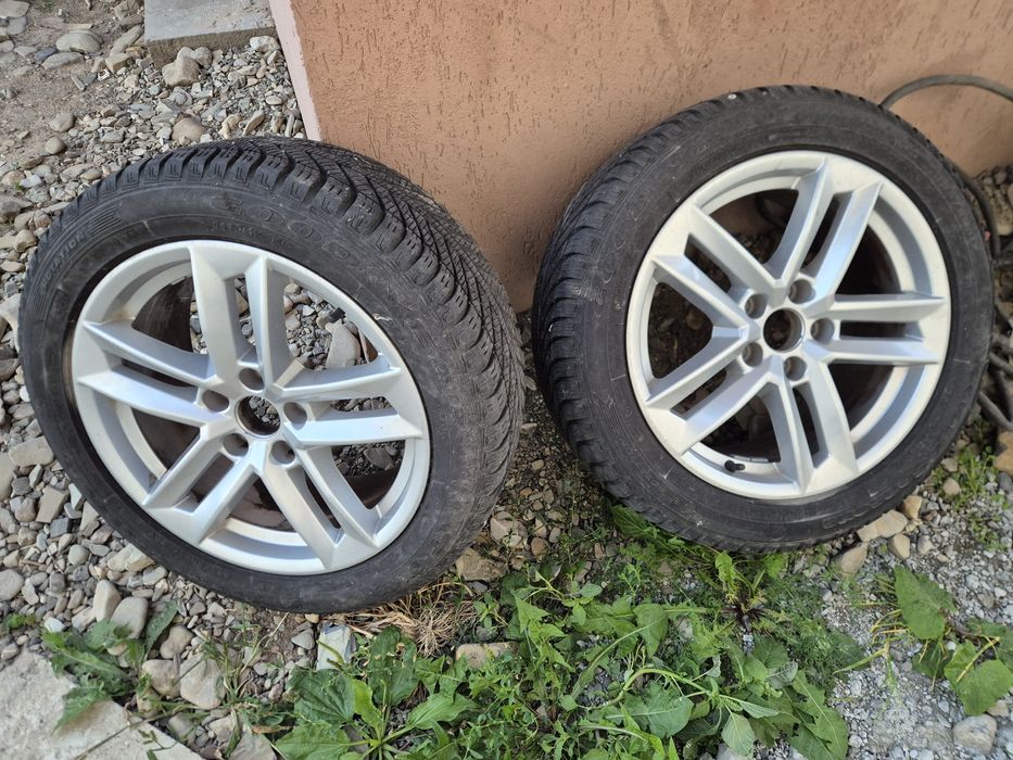 2 Jante audi cu cauciucuri
