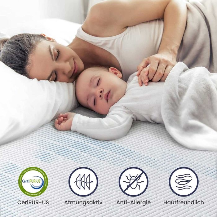 Топ матрак BedStory Gel Topper 90 x 200 см, височина 10 см