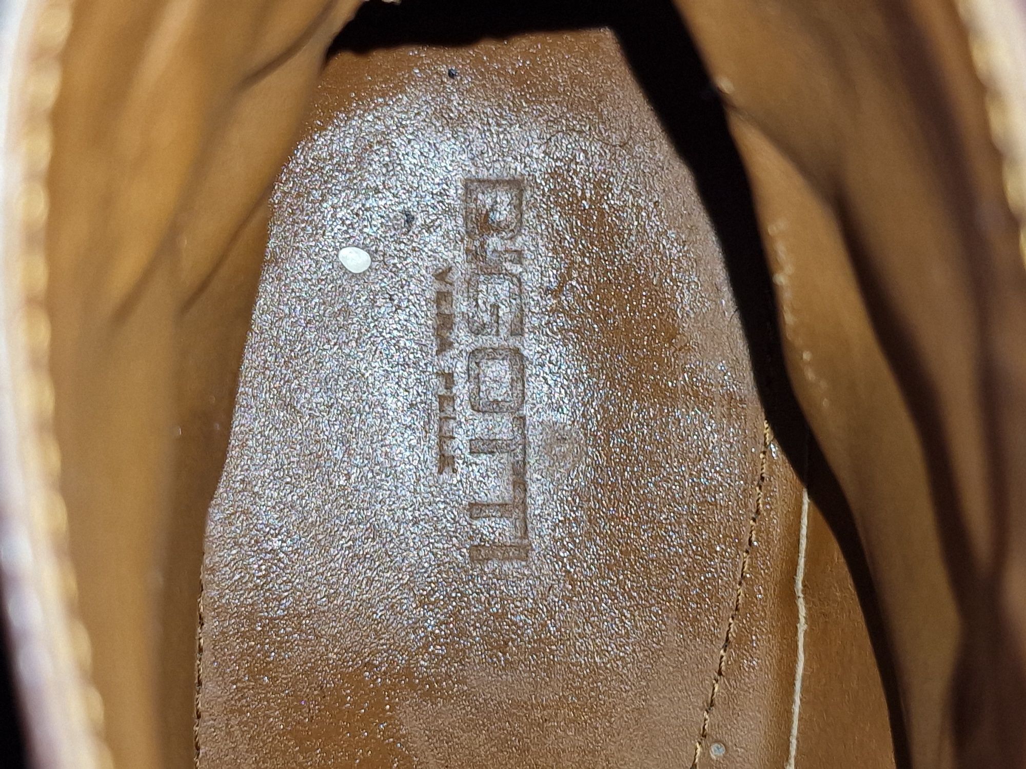 Ghete Bigotti piele naturală maro mărimea 42