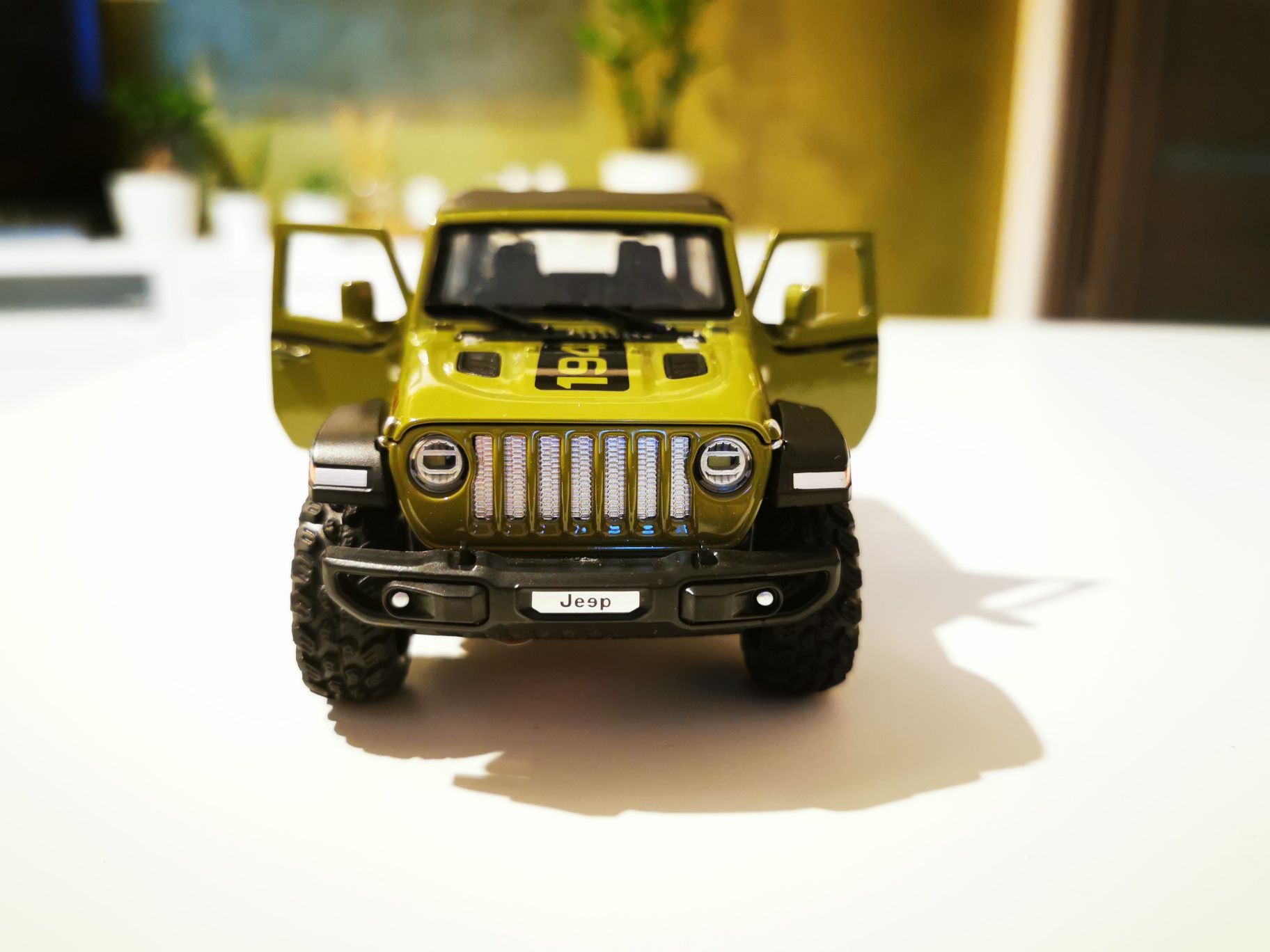 Macheta Jeep Rubicon verde