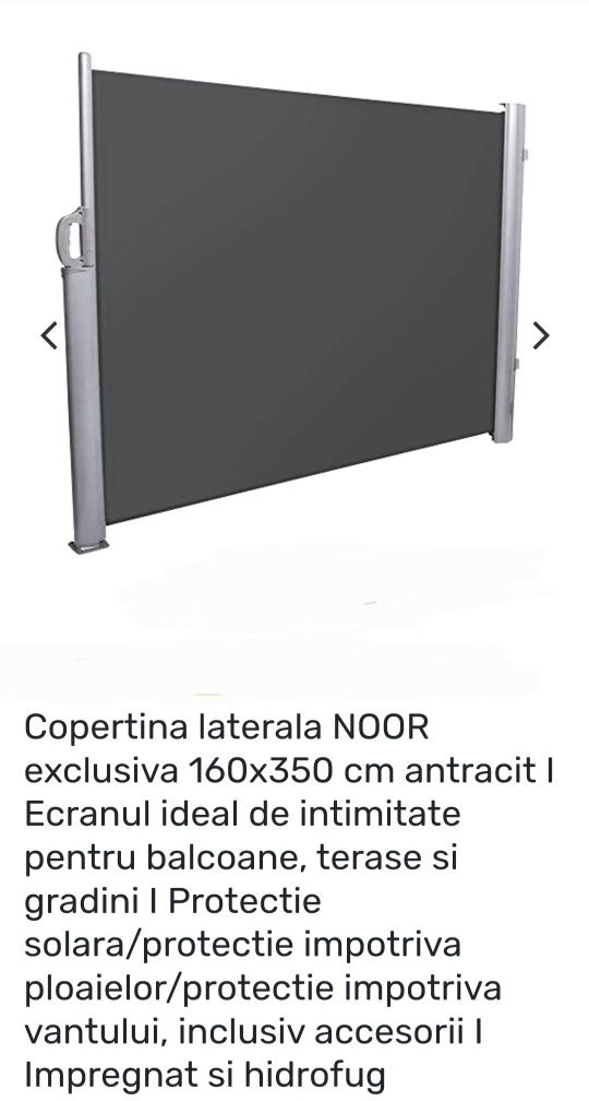 Paravan despartitor/intimitate gradina 160Îx350Lcm