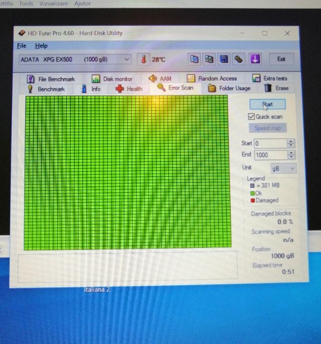 Hdd extern portabil 1 Tb sata3  de 2,5'' impecabil , 100% health!