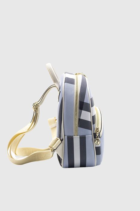 НОВО! ЛИКВИДАЦИЯ! Дамска раница „Памела“ в синьо каре