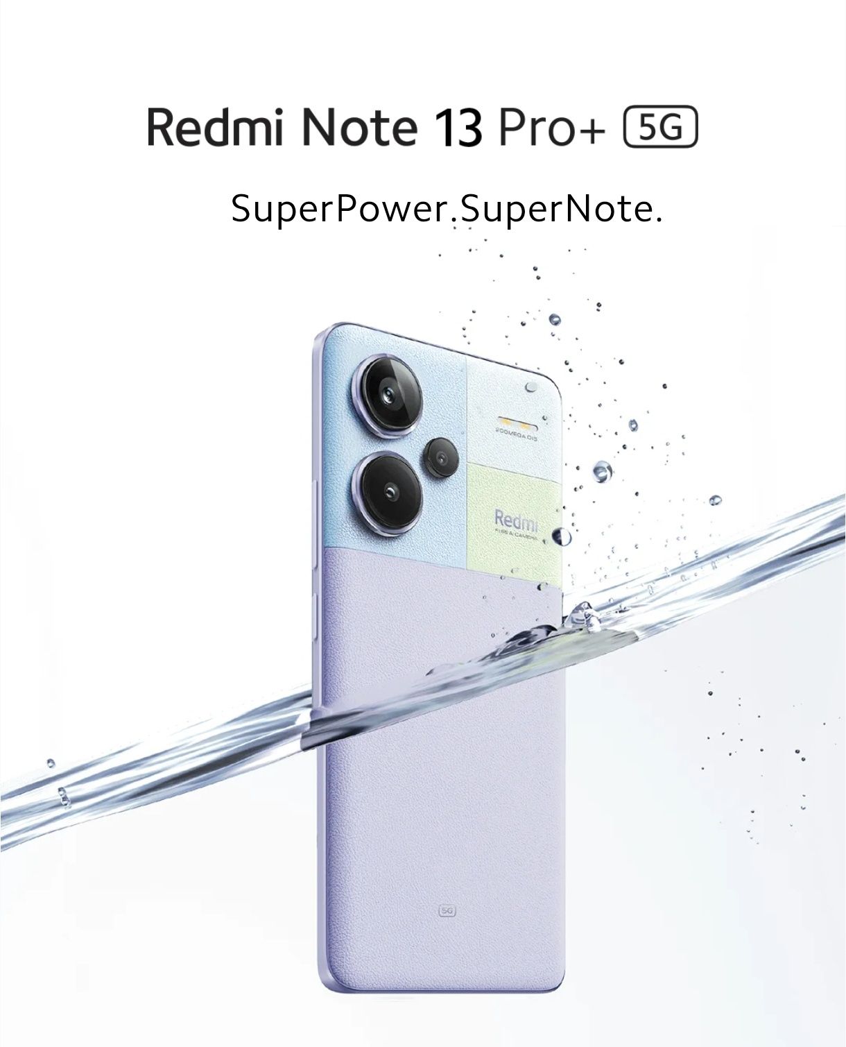 Xiaomi Redmi Note 13 Pro+ 5G, Aurora Purple, 8/256 GB